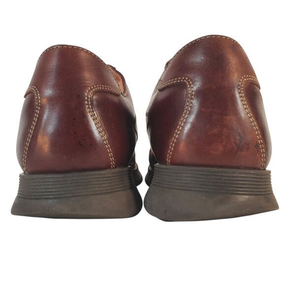 Brown Shoe Co "Salerno" Italian Leather Oxford Lace Up Brown Size 10 M - Picture 4 of 7